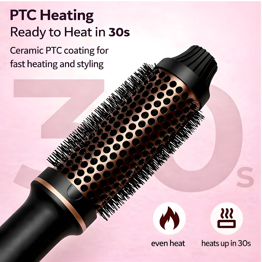 3-in-1 Heated Hair Styling Brush